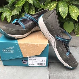 Dansko Hazel - Suede & Mesh Mary Jane Comfort Shoe